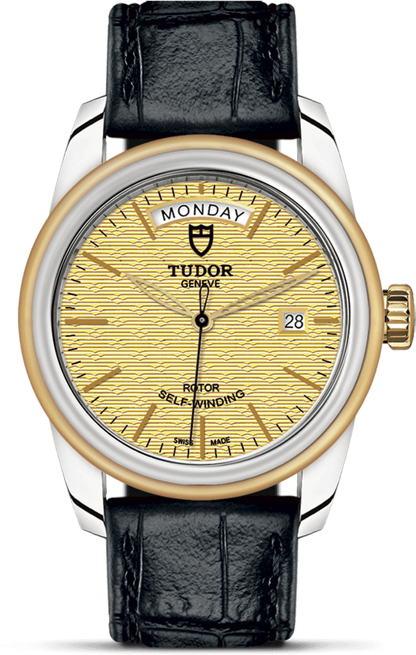 Tudor Glamour Date Day 39mm (900x1200), Png Download