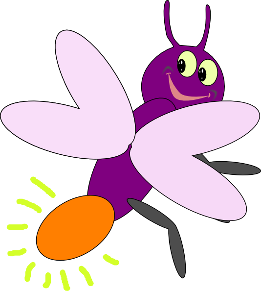 Lightning Bug Clipart (534x594), Png Download