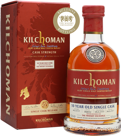 Kilchoman 2007 Single Sherry Cask Twe Exclusive Bottle - Kilchoman Port Cask 2018 (480x800), Png Download