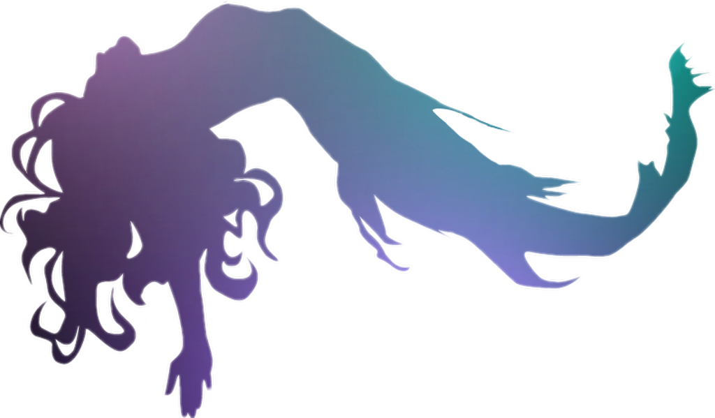 #mermaid #galaxy - Sticker (1024x599), Png Download