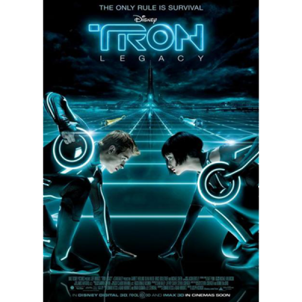 Download Tron Legacy 2010 Poster PNG Image with No Background