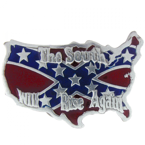 South Will Rise Again Belt Buckle - Motorcycle (560x560), Png Download