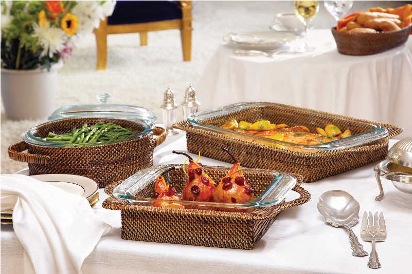 More Views - Rattan Serveware (800x800), Png Download