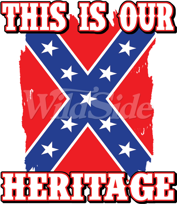 This Is Our Heritage - Confederate Flag (709x709), Png Download