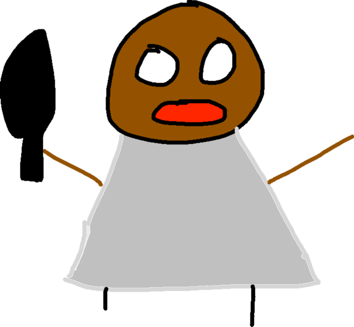 Granny - Drawing (711x657), Png Download