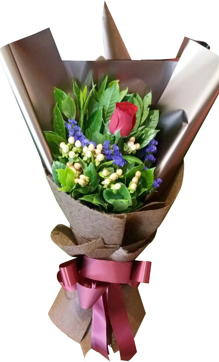 Buy Red Roses In Angeles City - Bouquet (720x1280), Png Download