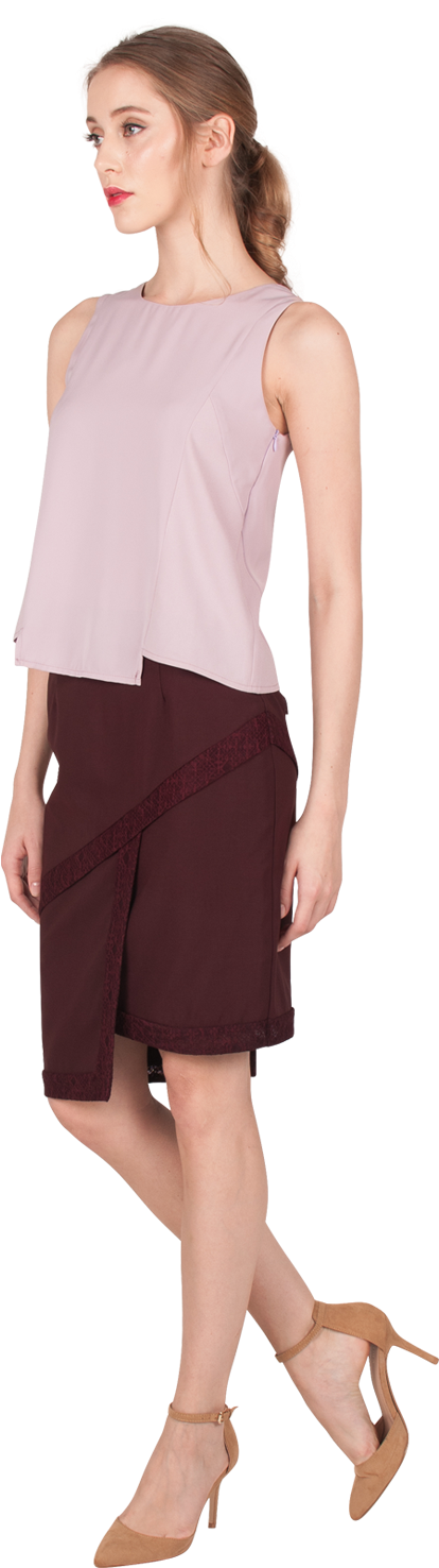 1 - Pencil Skirt (1058x1500), Png Download