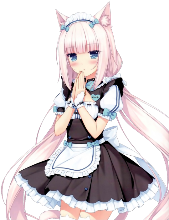 Animal Ears, Anime Neko, Kawaii Anime, Neko Neko, Manga - Vanilla Catgirl (540x704), Png Download