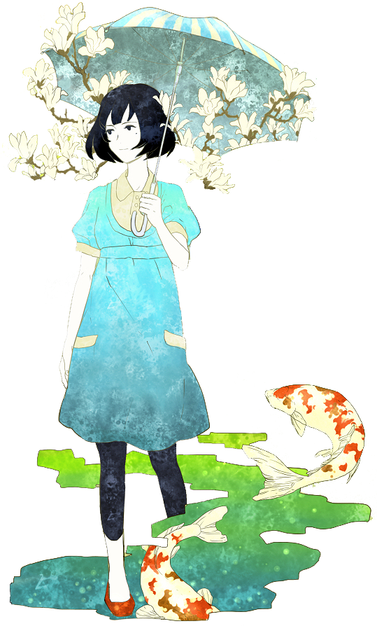 View , - Tatami Galaxy (567x1025), Png Download