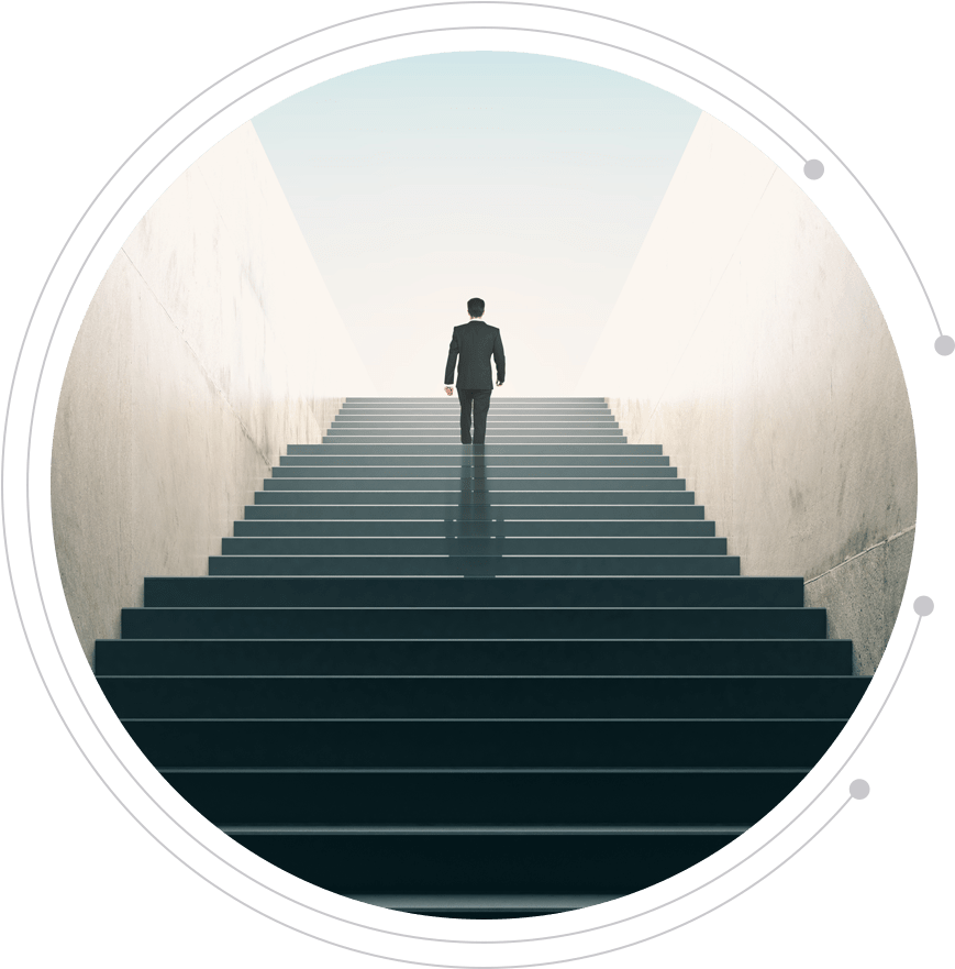 Leadership Staircase (892x912), Png Download