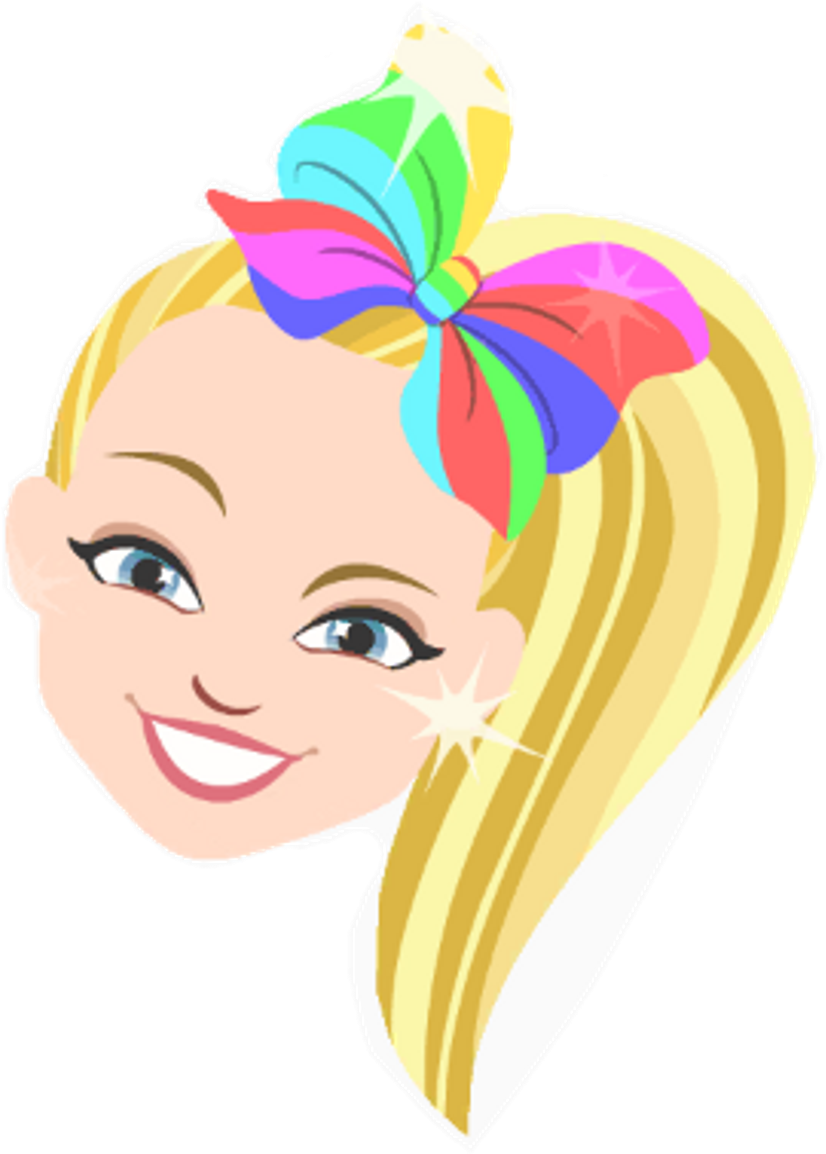 #jojo #siwa #jojosiwa#freetoedit - Jojo Siwa Cartoon Svg (1024x1155), Png Download