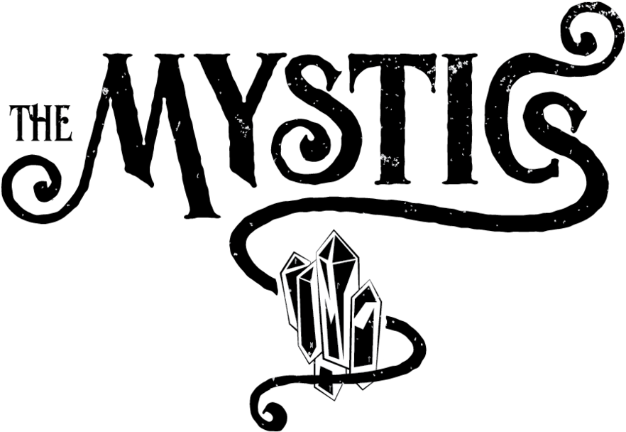 Themystics Lg Whitecrystals Wgrunge Black - Calligraphy (1000x730), Png Download