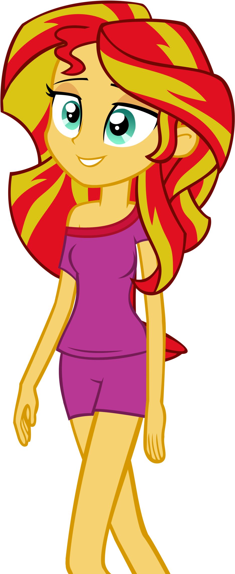 Sunset Shimmer Twilight Sparkle Pinkie Pie Rarity Applejack - Sunset Shimmer Eg Rainbow Rocks Pjs (1024x2341), Png Download