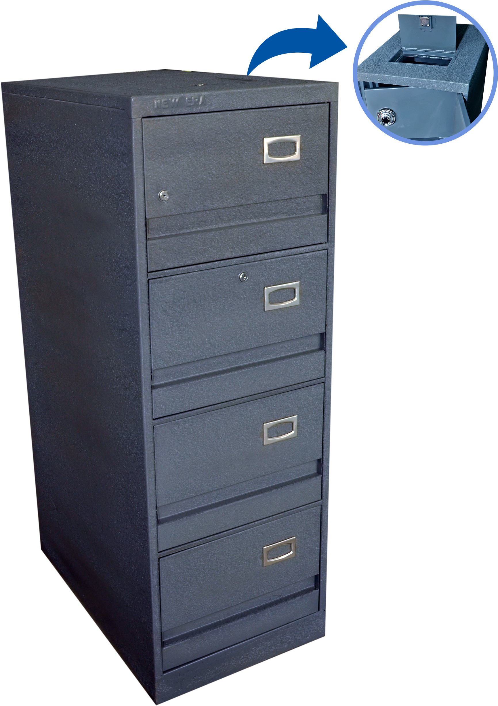 Newera™ Filing Safe - Chest Of Drawers (3000x3000), Png Download