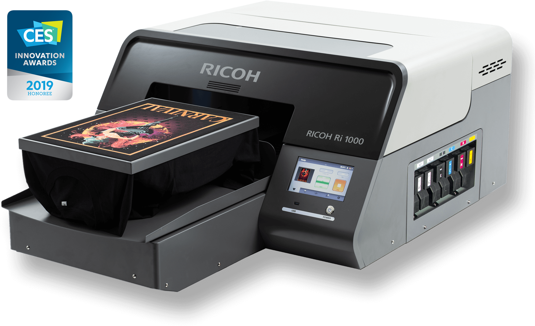 Ricoh Ri 1000 Printer Ces - Anajet Ricoh Ri 1000 Price (1761x1074), Png Download