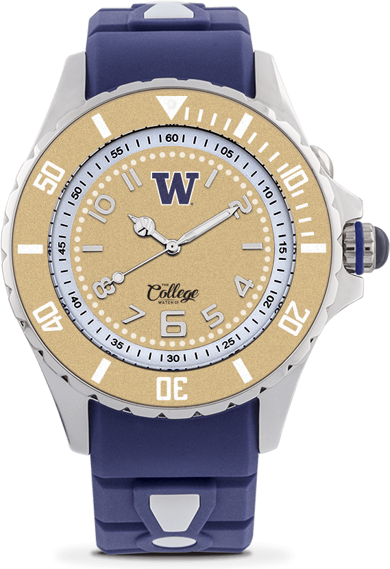 Washington Huskies Watch - Analog Watch (800x850), Png Download