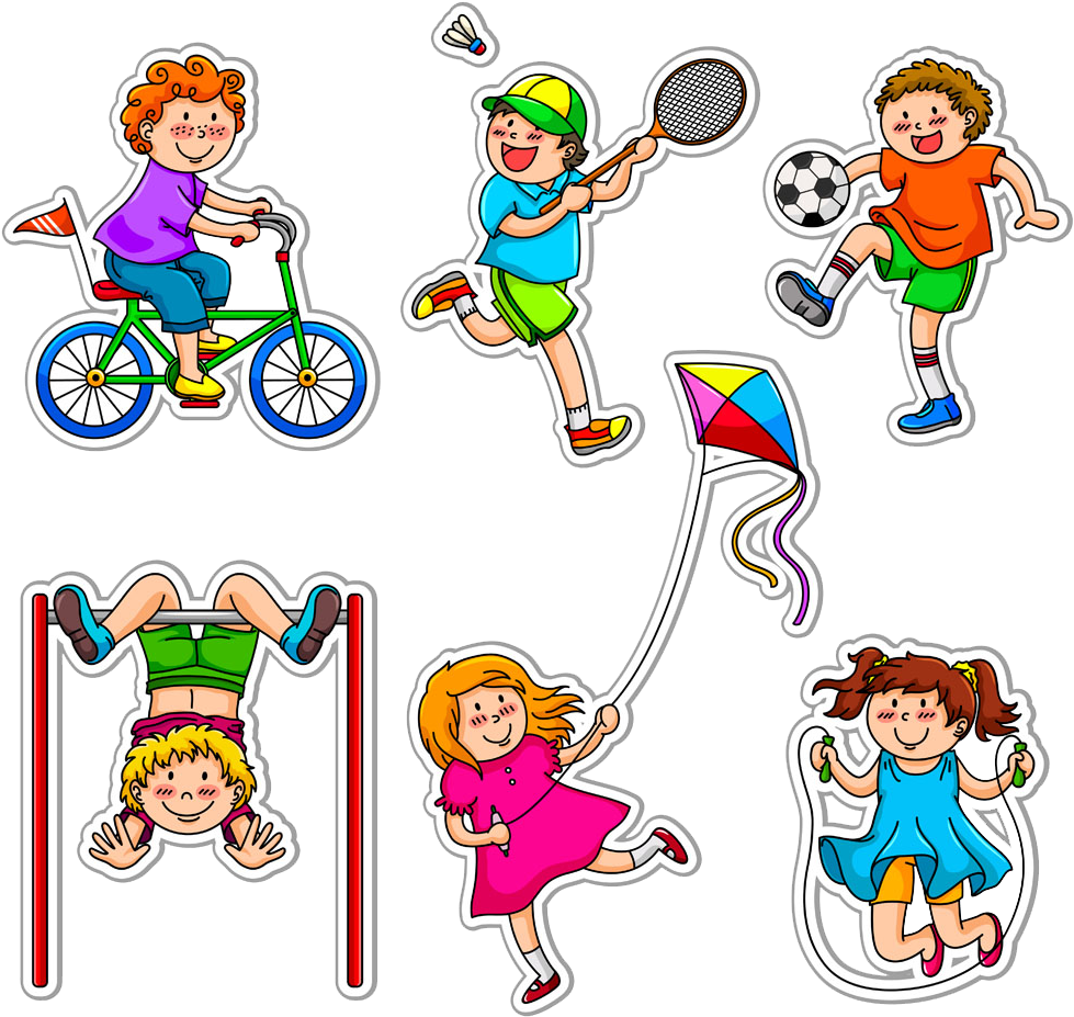 Physical Exercise Child Physical Fitness Stretching - Different Activities During Daytime (1000x961), Png Download