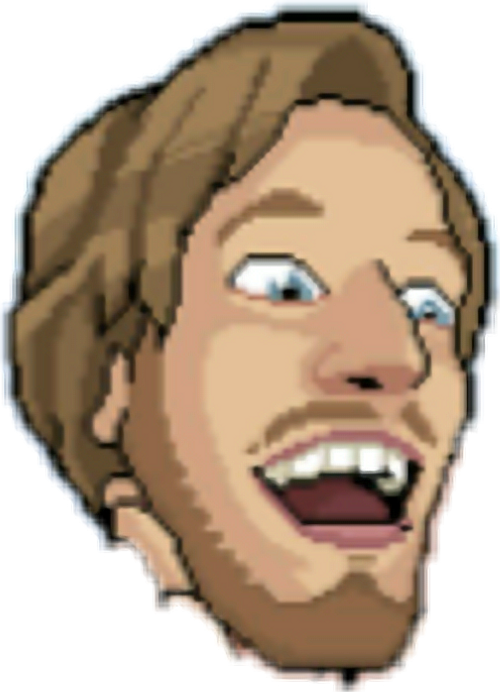 Pewdiepie Sticker - Cartoon (1024x1418), Png Download