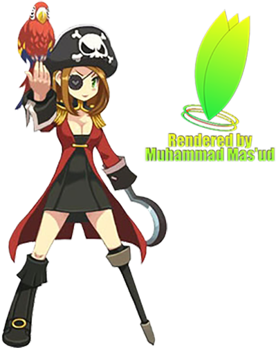 Captain Female Lost Saga By Myopinionmmmt On Ⓒ - Captain Hook Lost Saga (650x570), Png Download