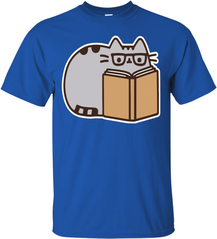Pusheen The Cat Reading Juniors Shirt Funny Pusheen - Lion King Parody Shirt (1024x1024), Png Download