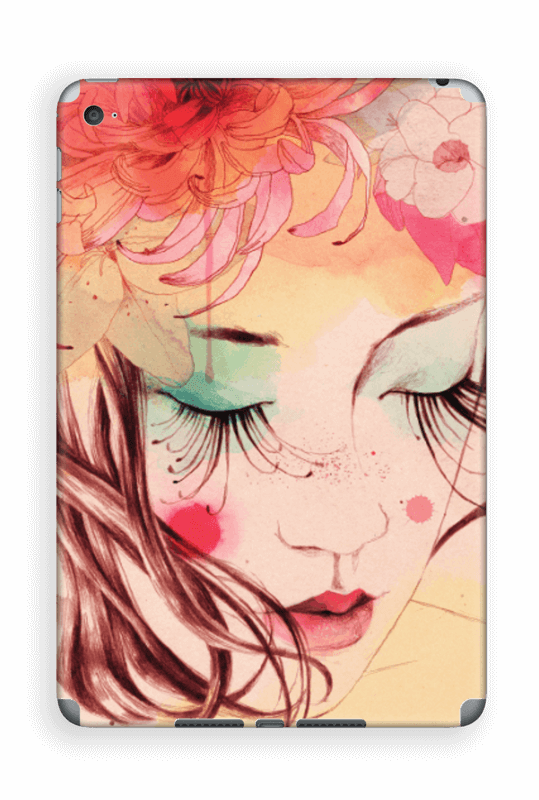 Blushing Girl Skin Ipad Mini (539x800), Png Download