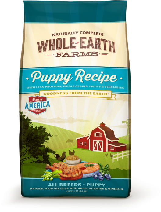 13735461 13735461 Image Wef Puppy - Whole Earth Farms Dog Food Puppy (565x700), Png Download