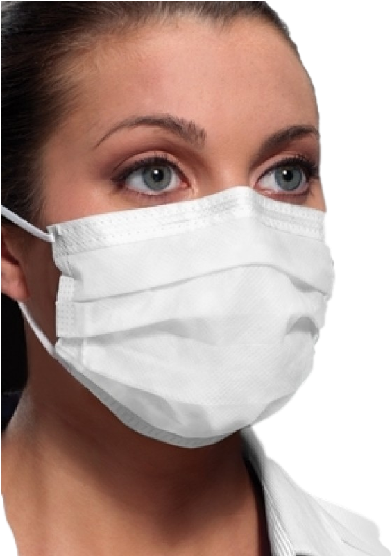 Crosstex Ultra Sensitive Face Mask - Ear Loop Mask (800x800), Png Download