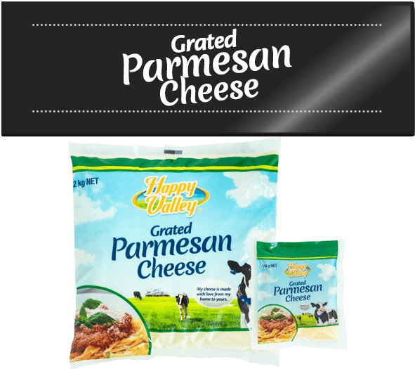 Happy Valley Dairy's Grated Parmesan Cheese - Breakfast Cereal (600x544), Png Download