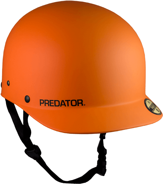 Predator Shiznit Kayak Helmet - Predator Shiznit Matte Orange (530x598), Png Download