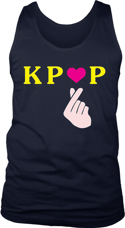 K-pop Shirt Kpop Heart Hand Symbol Korean Music Gift - T-shirt (960x960), Png Download