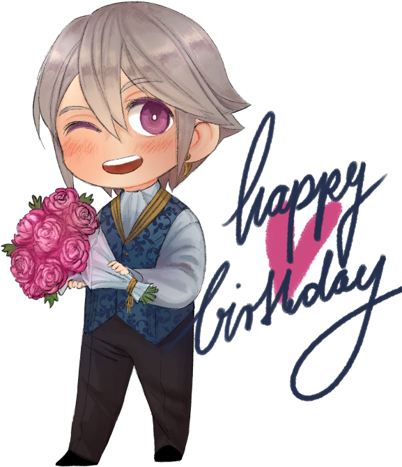 A Man For Flowers On Twitter - Cartoon (600x713), Png Download