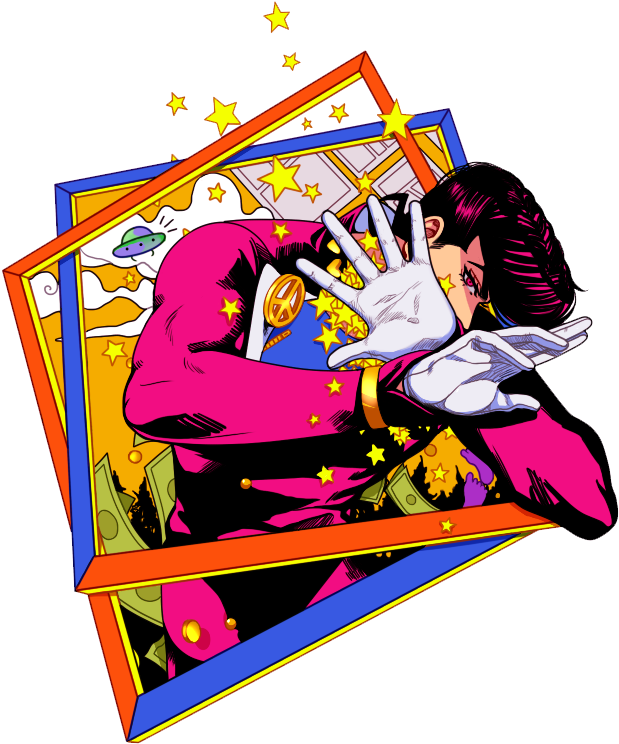 Render Anime Jojo - Jjba Profile (646x792), Png Download