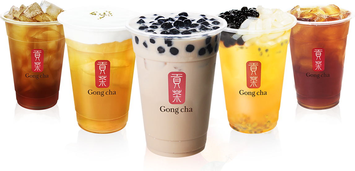 Free Gong Cha Bubble Tea On National Bubble Tea Day - Gong Cha Drinks Png (1205x552), Png Download