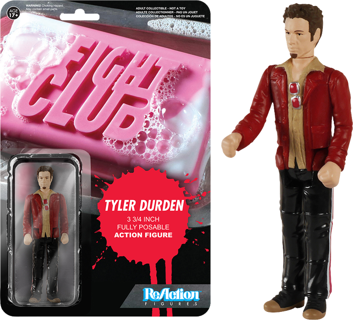 Tyler Durden Reaction Figure - Reaction Figures Fight Club (700x633), Png Download