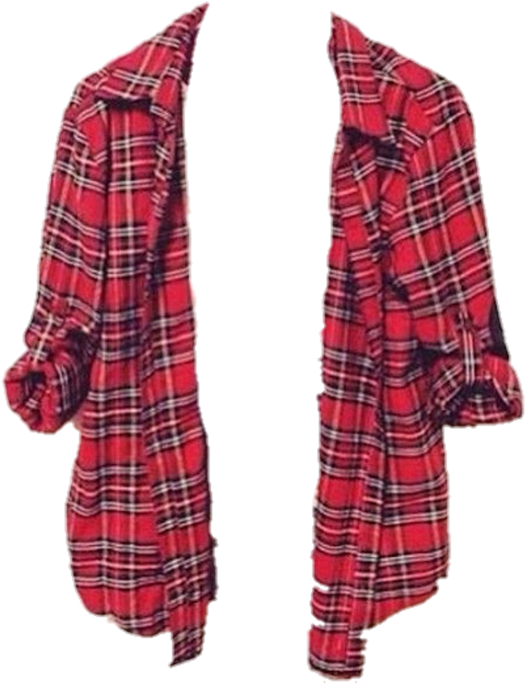 #flannel #flanel #jacket #grunge #emo #alternative - Plaid (1024x1024), Png Download