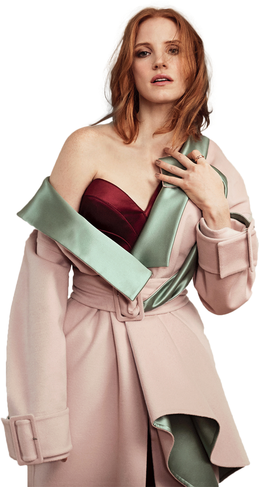 Image - Jessica Chastain Latest Photoshoot (550x1000), Png Download