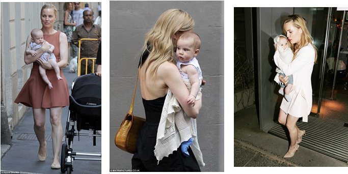 Melissa George Baby - Girl (750x420), Png Download