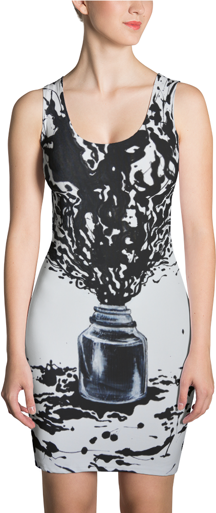 Ink Dress - Alignment Dress (1000x1000), Png Download