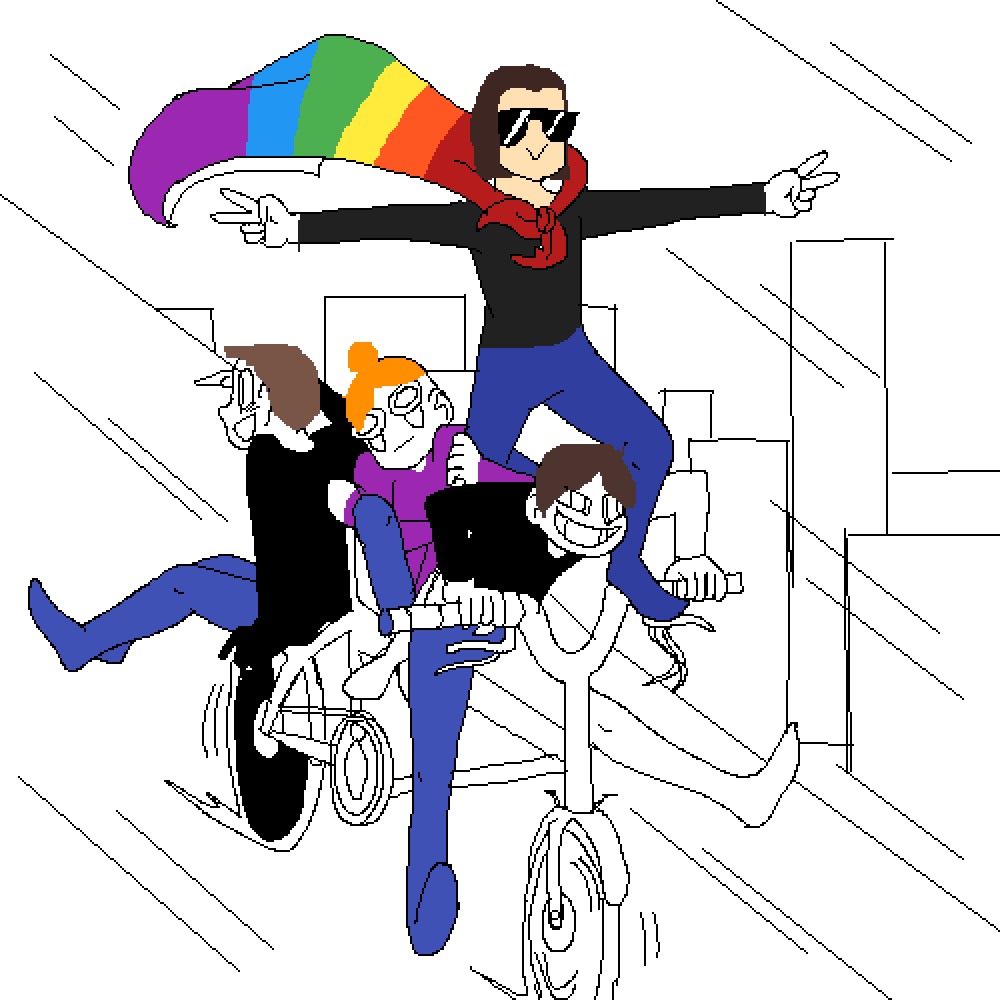 All My Friends By Dr Death Defy - Cartoon (1000x1000), Png Download