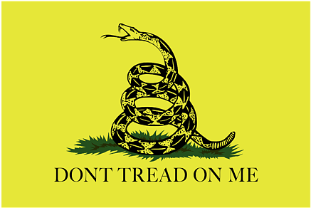 Click And Drag To Re-position The Image, If Desired - Dont Tread On Ne (452x700), Png Download