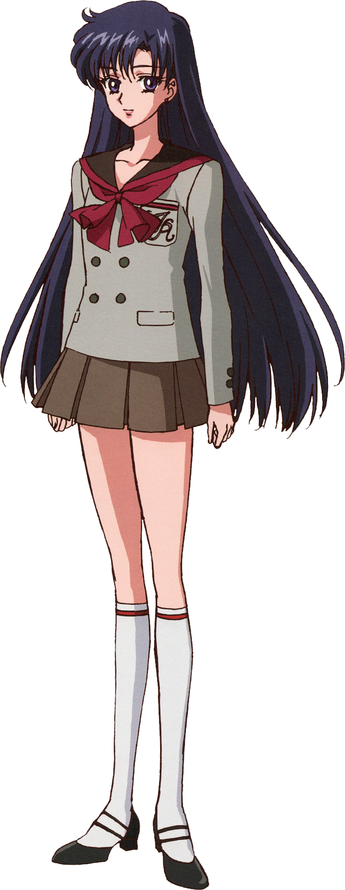 Rei Hino - Sailor Moon Sailors Mars (709x1826), Png Download