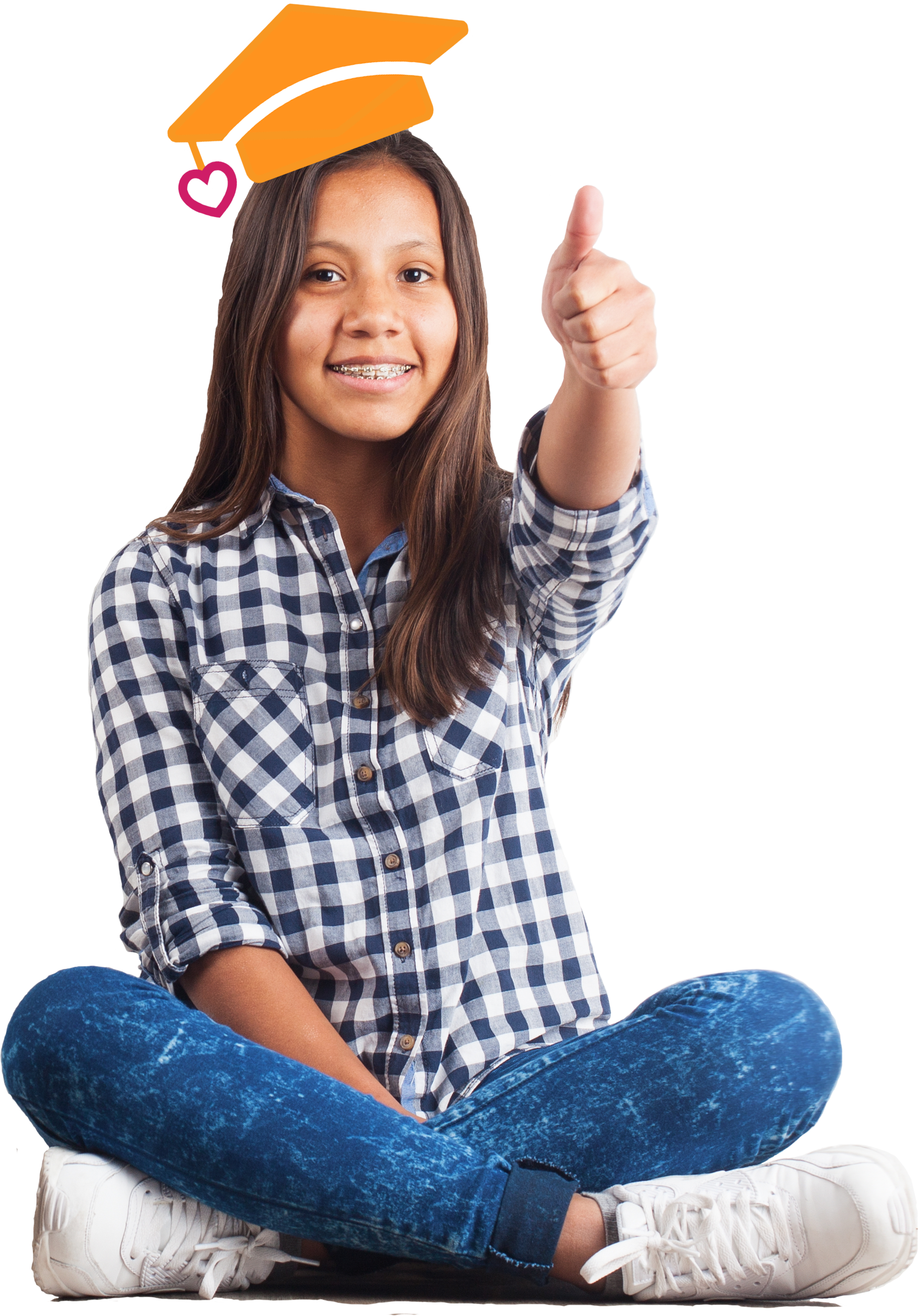 Inspire Your Students With Kindness - Sitting (1814x2600), Png Download