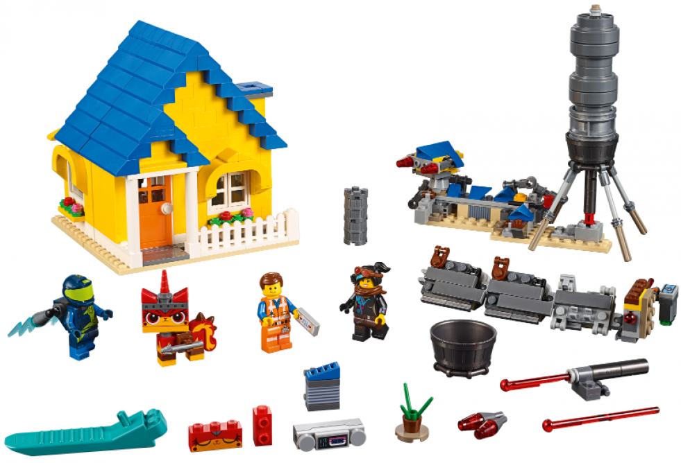 Lego Movie 2 Emmet Dream House (980x980), Png Download