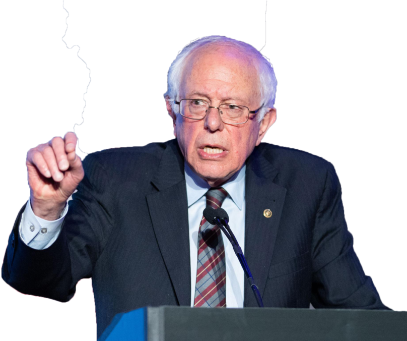 Western Courier - Bernie Sanders (900x675), Png Download
