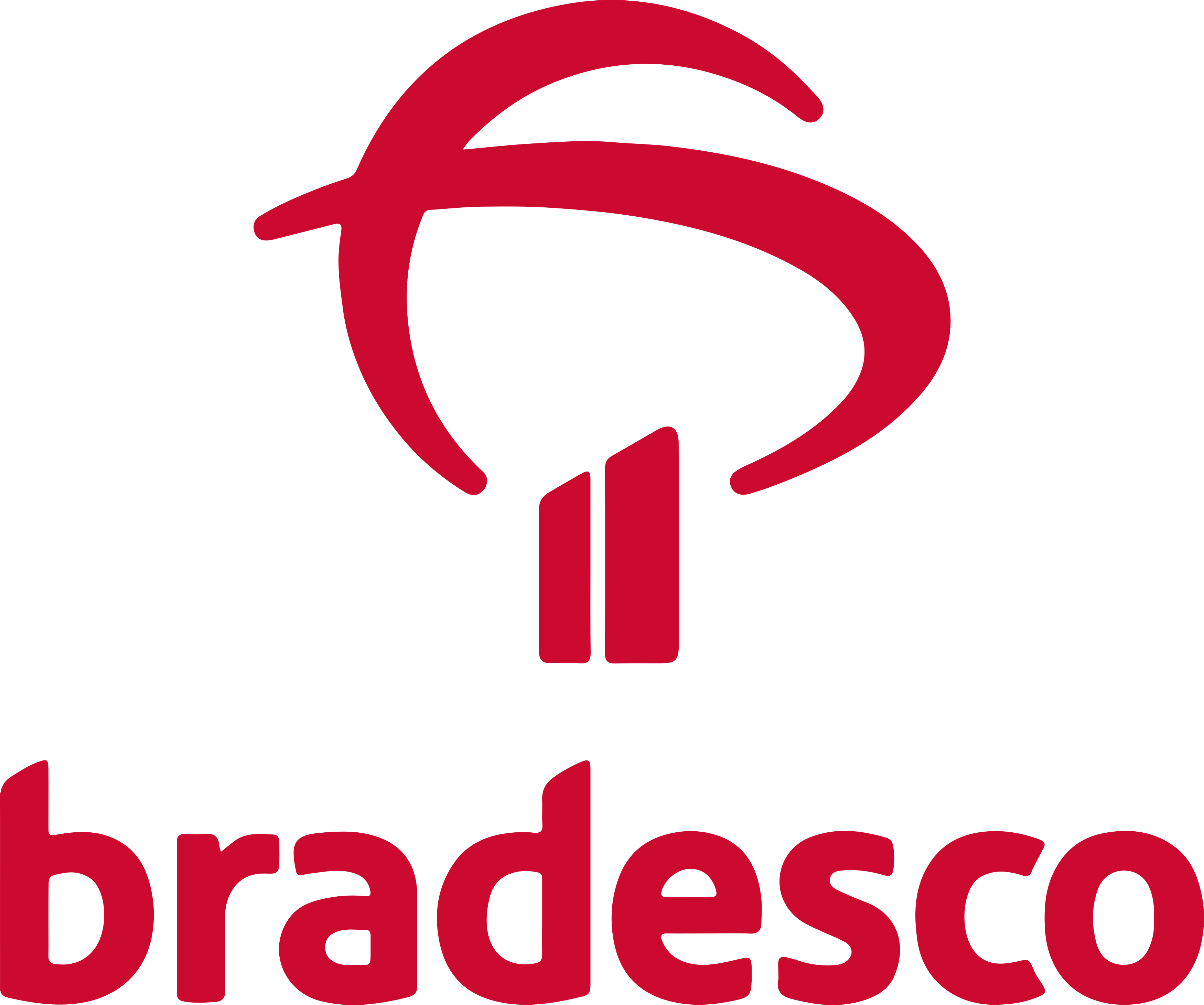 Org Download De Logotipos - Banco Bradesco Sa (3500x2922), Png Download