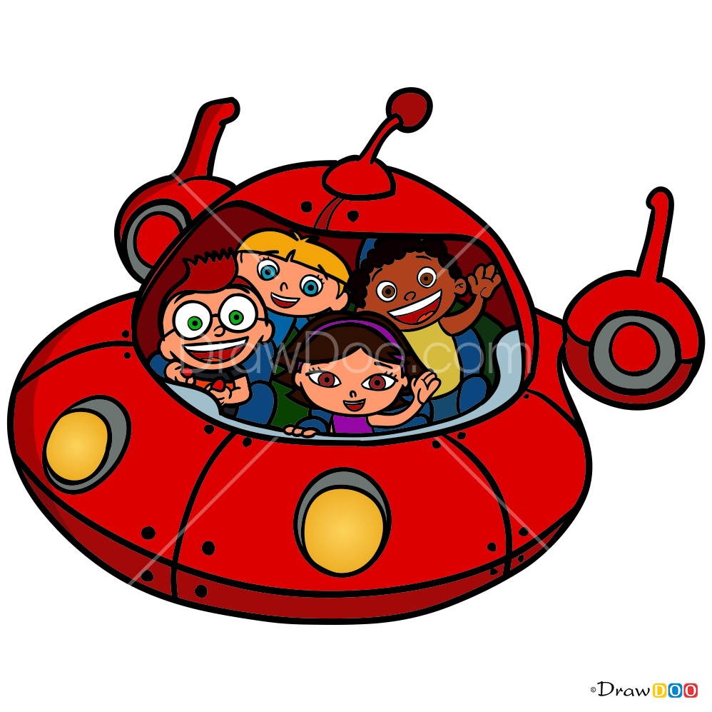 Little Einsteins In Rocket (998x997), Png Download