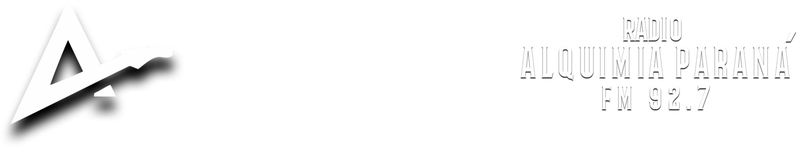 Fm Alquimia Paraná Logo - Television Antenna (2762x600), Png Download