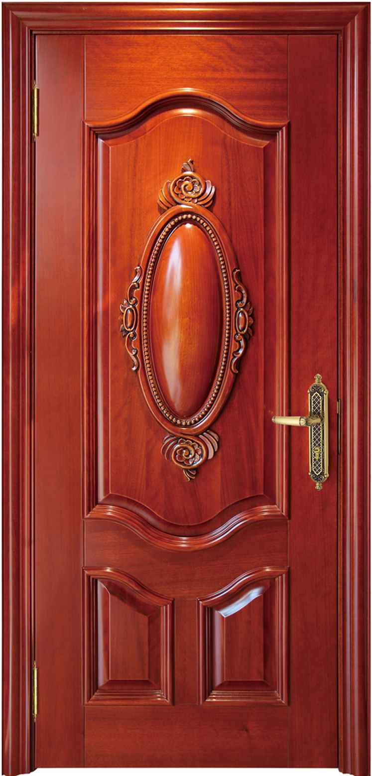 Wooden Door W4011 - Teak Wood Main Door Design Catalogue (866x1578), Png Download