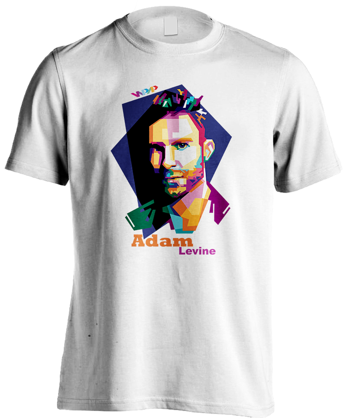 Kaos Wpap Adam Levine / Shirt Distro - Mighty Ducks Shirt (700x853), Png Download