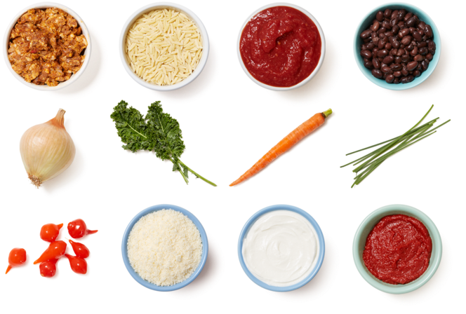 Pork Chorizo & Black Bean Chili With Orzo Pasta - Superfood (700x477), Png Download